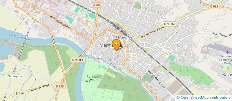 localisation de l'entreprise TRAIN TOURISTIQUE DU VAL DE GARONNE à MARMANDE