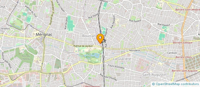 localisation de l'entreprise TRAIN & TRAVEL WITH WOMEN FOR AFRICA  BORDEAUX