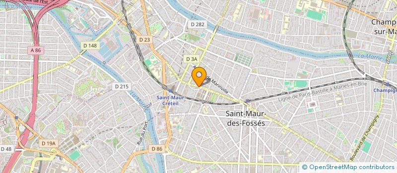 localisation de l'entreprise TRAIN YOU  SAINT-MAUR-DES-FOSSES