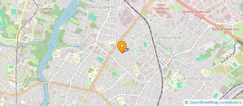 localisation de l'entreprise TRAINADVISOR à NANTES