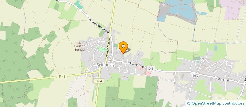 localisation de l'entreprise TRAINE-CUL POMPIER  SEIGNELAY