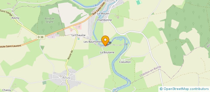 localisation de l'entreprise TRAINE-SAVATES RANDONNEES DU BAZOIS à CHATILLON EN BAZOIS