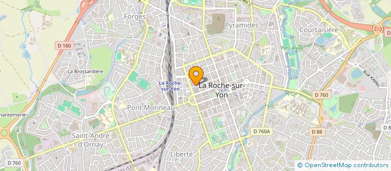 localisation de l'entreprise TRAINEAU ABDALLAH EBONGUE  LA ROCHE-SUR-YON