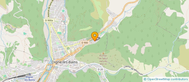 localisation de l'entreprise TRAINEAU ALPESDU SUD  DIGNE-LES-BAINS