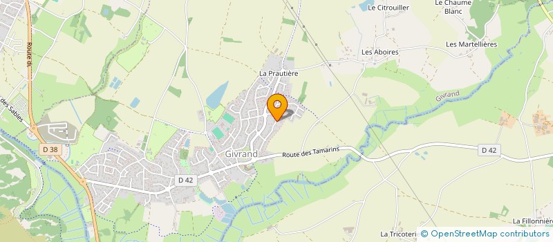 localisation de l'entreprise TRAINEAU SEBASTIEN à GIVRAND