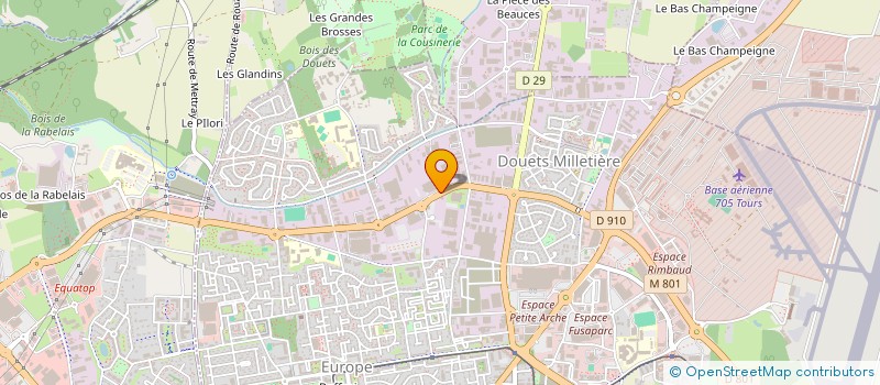 localisation de l'entreprise TRAINING ACADEMY TOURS  TOURS