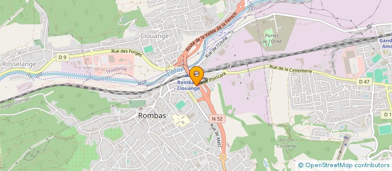 localisation de l'entreprise TRAINING CLUB CANIN DE ROMBAS  ROMBAS