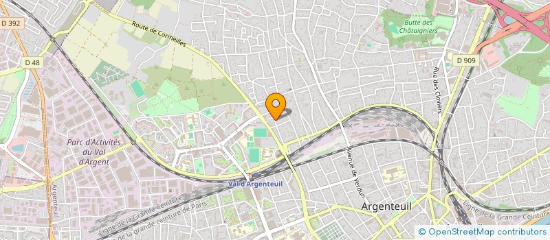 localisation de l'entreprise TRAINING DAY  ARGENTEUIL