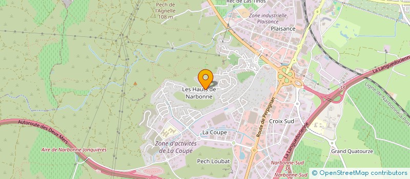 localisation de l'entreprise TRAINING DEFENSE MEDITERRANEE  NARBONNE