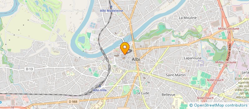 localisation de l'entreprise TRAINING DEVELOPMENT  ALBI