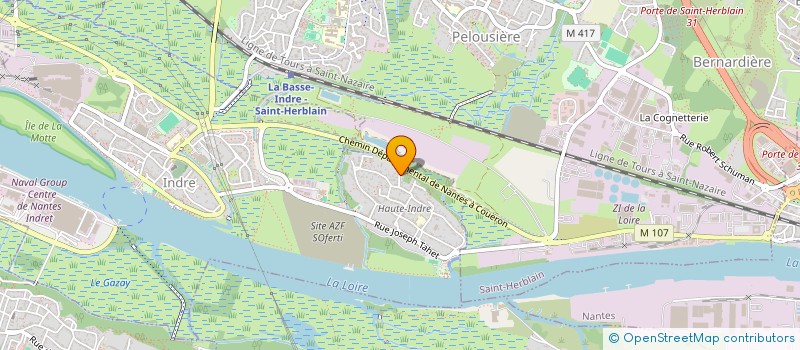 localisation de l'entreprise TRAINING FAMILY 44  INDRE