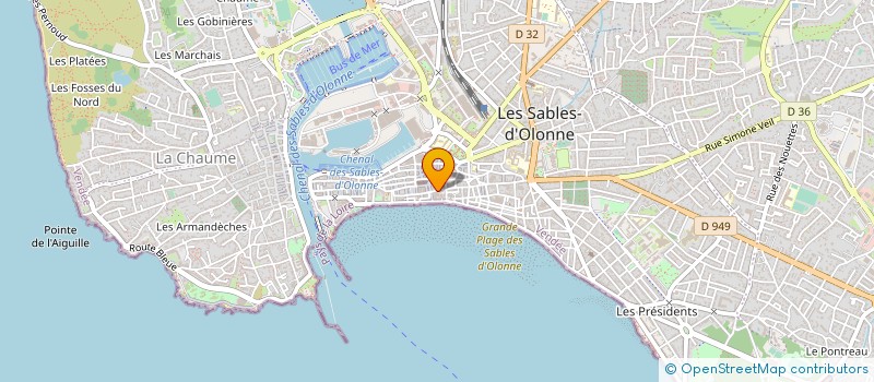 localisation de l'entreprise TRAINING NUTRITION à LES SABLES D'OLONNE