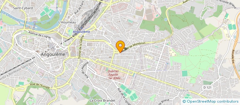 localisation de l'entreprise TRAINING PLUS à ANGOULEME