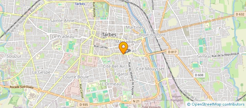 localisation de l'entreprise TRAINING PYRENEEN  TARBES