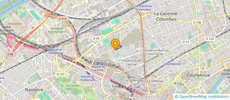 localisation de l'entreprise TRAINING SPIRIT à COURBEVOIE
