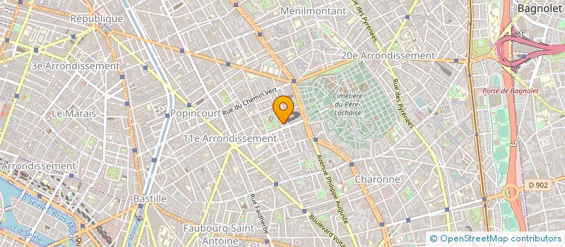 localisation de l'entreprise TRAINS DE FRANCE à PARIS