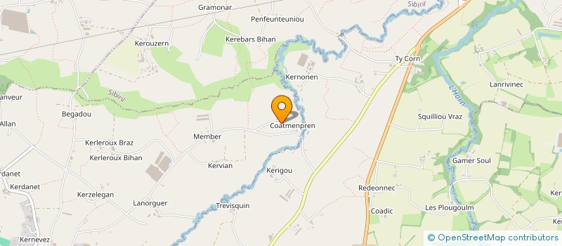 localisation de l'entreprise TRAIT BREIZH  TREFLAOUENAN