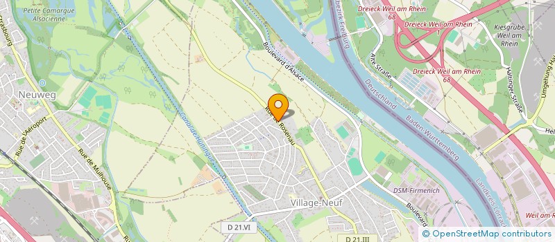 localisation de l'entreprise TRAIT CONVIVIAL  VILLAGE-NEUF