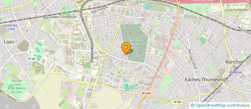localisation de l'entreprise TRAIT D'AXES à LILLE