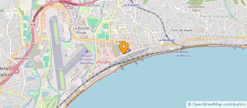 localisation de l'entreprise TRAIT D UNION à CANNES