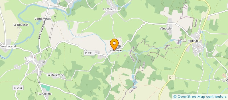 localisation de l'entreprise TRAIT  D'UNION  BESSINES-SUR-GARTEMPE