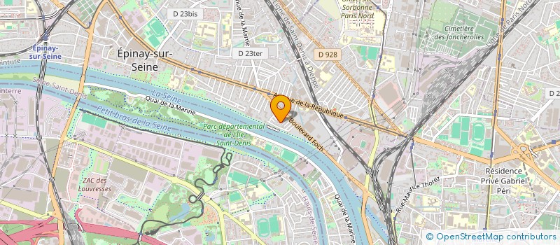 localisation de l'entreprise TRAIT D'UNION à EPINAY-SUR-SEINE
