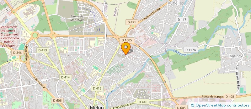 localisation de l'entreprise TRAIT D'UNION à MELUN