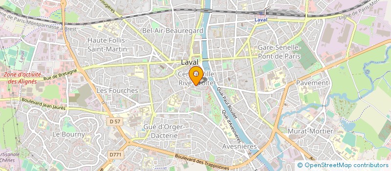 localisation de l'entreprise TRAIT D'UNION à LAVAL