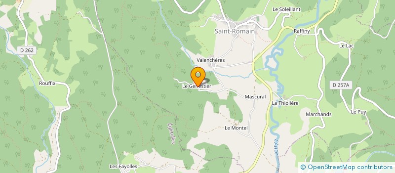 localisation de l'entreprise TRAIT D'UNION à SAINT-ROMAIN