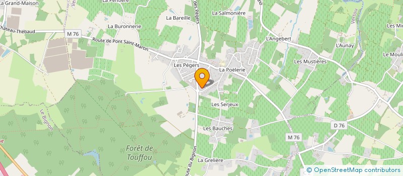 localisation de l'entreprise TRAIT D'UNION à VERTOU