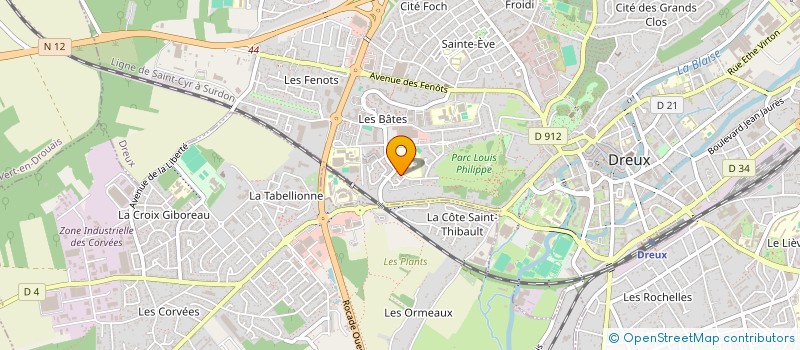 localisation de l'entreprise TRAIT D'UNION à DREUX