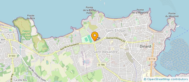 localisation de l'entreprise TRAIT D'UNION  DINARD