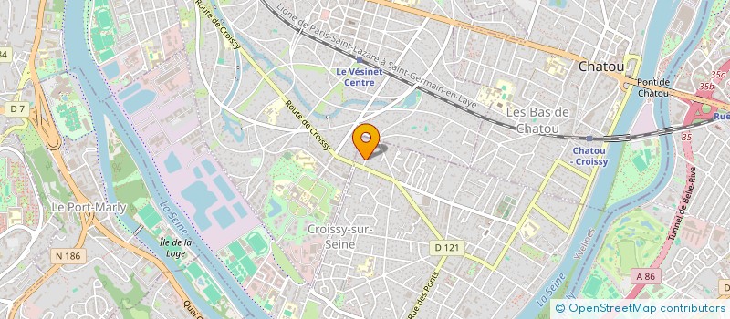 localisation de l'entreprise TRAIT D'UNION  CROISSY-SUR-SEINE