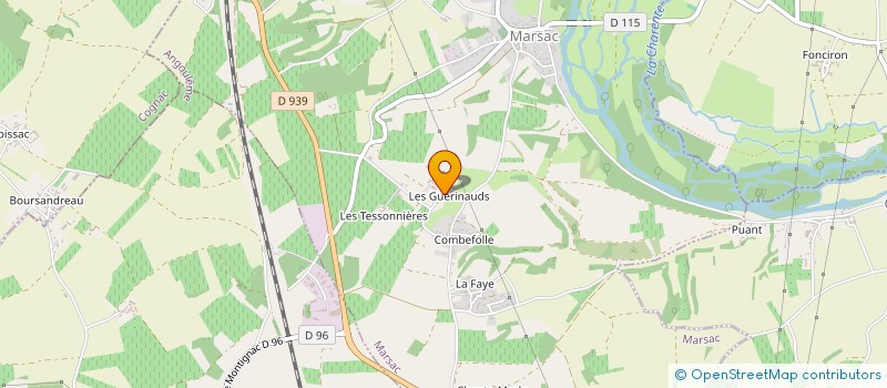 localisation de l'entreprise TRAIT D'UNION à MARSAC