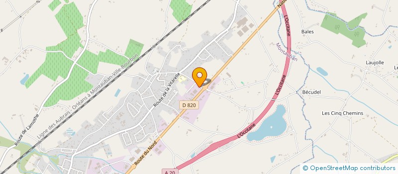 localisation de l'entreprise TRAIT D'UNION  MONTAUBAN