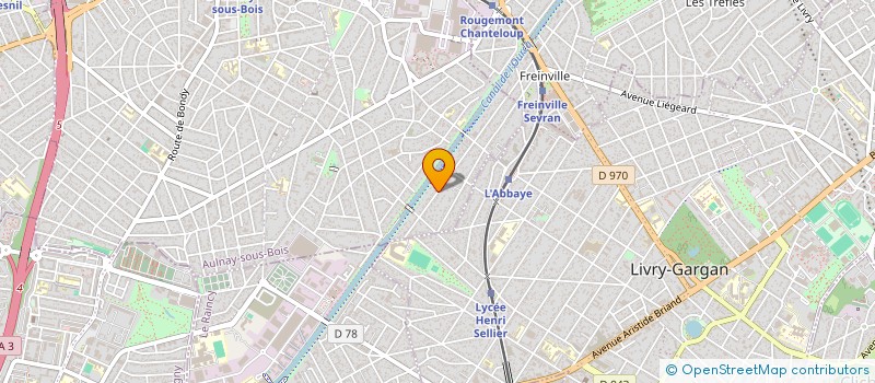 localisation de l'entreprise TRAIT D'UNION  AULNAY-SOUS-BOIS