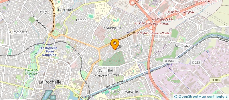 localisation de l'entreprise TRAIT D'UNION à LA ROCHELLE