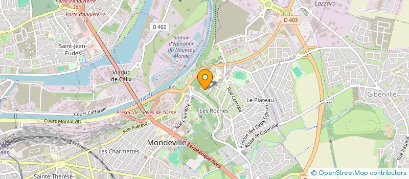 localisation de l'entreprise TRAIT D'UNION  MONDEVILLE