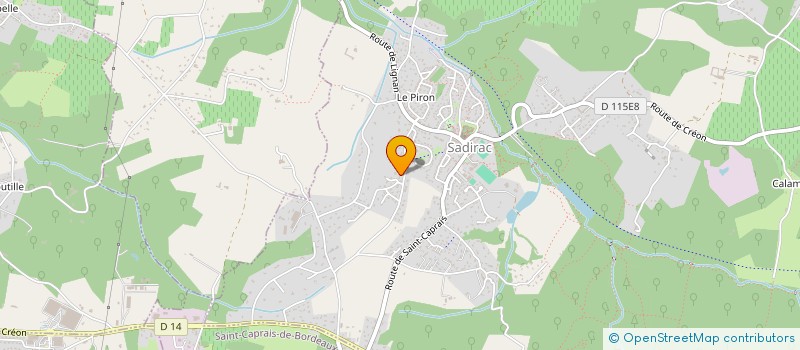 localisation de l'entreprise TRAIT D'UNION AQUITAINE  SADIRAC