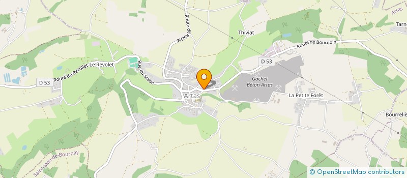 localisation de l'entreprise TRAIT-D'UNION ARTASIEN  ARTAS