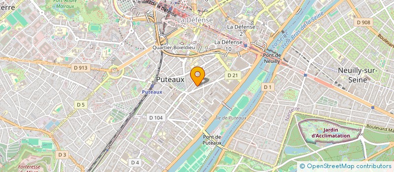 localisation de l'entreprise TRAIT D'UNION ASSOCIATION FRANCO-ALGERIENNE DE PUTEAUX  PUTEAUX