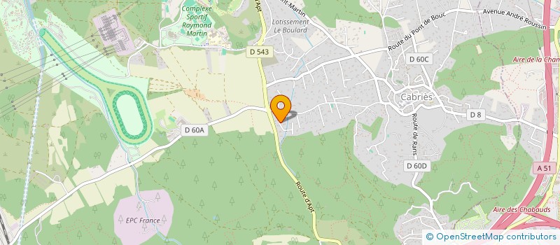 localisation de l'entreprise TRAIT-D'UNION CABRIES CALAS (TUCC)  CABRIES