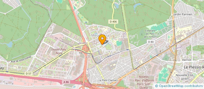 localisation de l'entreprise TRAIT D'UNION CARL ROGERS  MEUDON