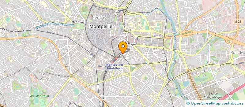 localisation de l'entreprise TRAIT D'UNION DEVELOPPEMENT à MONTPELLIER