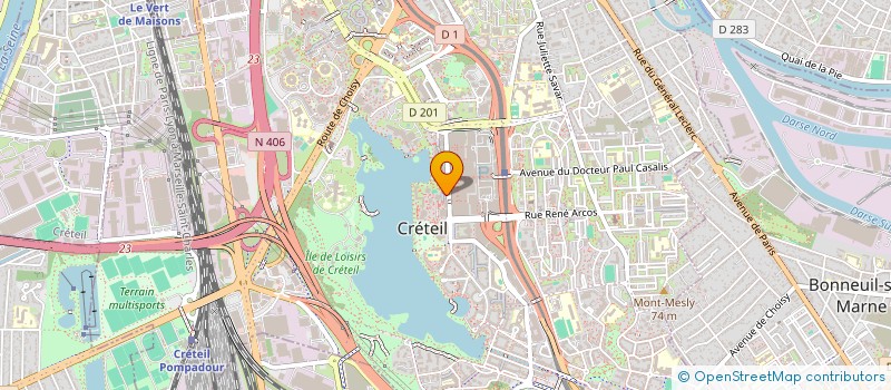 localisation de l'entreprise TRAIT D'UNION EVENEMENTS  CRETEIL