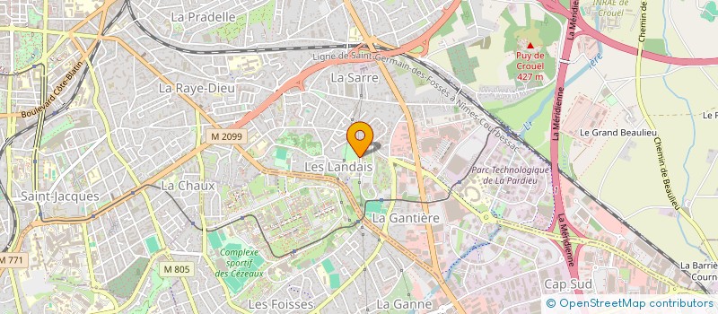 localisation de l'entreprise TRAIT D'UNION FONTAINE DU BAC  CLERMONT-FERRAND