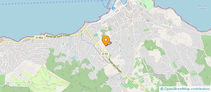 localisation de l'entreprise TRAIT D'UNION INVEST à SAINT-TROPEZ