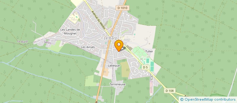 localisation de l'entreprise TRAIT D'UNION-LE BARP à LE BARP