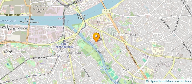 localisation de l'entreprise TRAIT D'UNION - MEDIATION PAR L'ANIMAL  NANTES