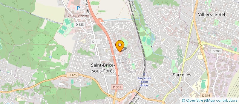 localisation de l'entreprise TRAIT D UNION SERVICE à SAINT-BRICE-SOUS-FORET